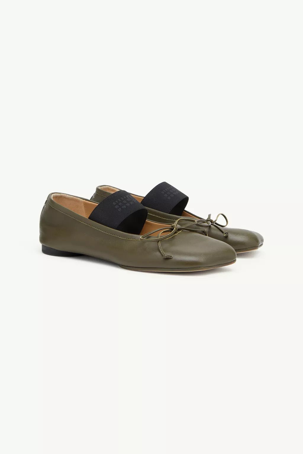 Bambolina MM6 Anatomic Numeric verde oliva - YES SHOPBallerineMM6 MAISON MARGIELAS59WZ0099-IT 36