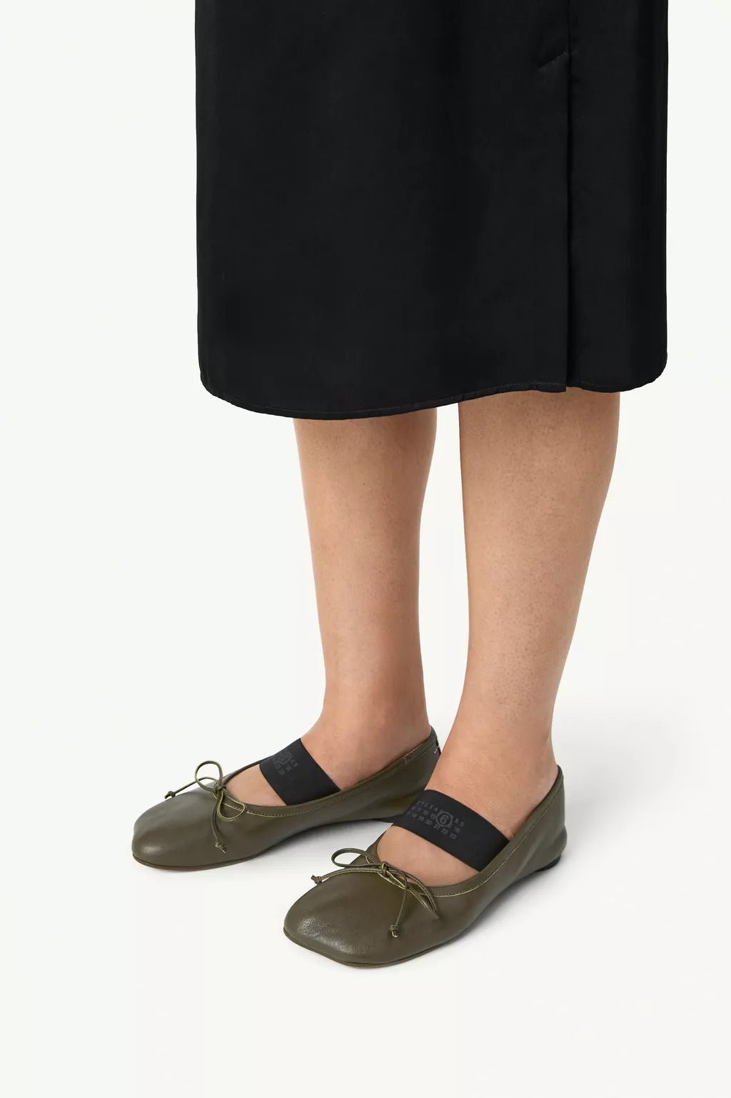 Bambolina MM6 Anatomic Numeric verde oliva - YES SHOPBallerineMM6 MAISON MARGIELAS59WZ0099-IT 36