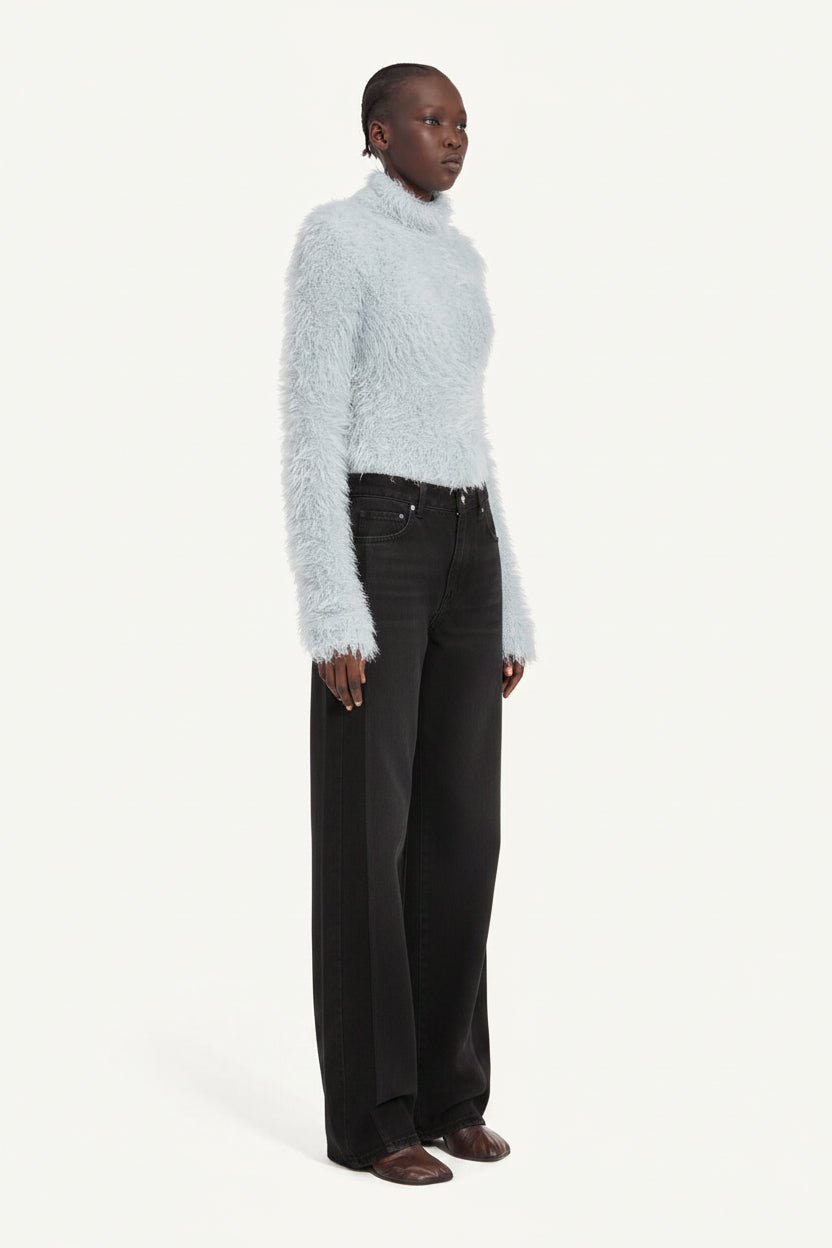 Jeans MM6 nero con banda laterale - YES SHOPJeansMM6 MAISON MARGIELAS62LB0200-M30011-W24