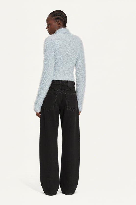Jeans MM6 nero con banda laterale - YES SHOPJeansMM6 MAISON MARGIELAS62LB0200-M30011-W24
