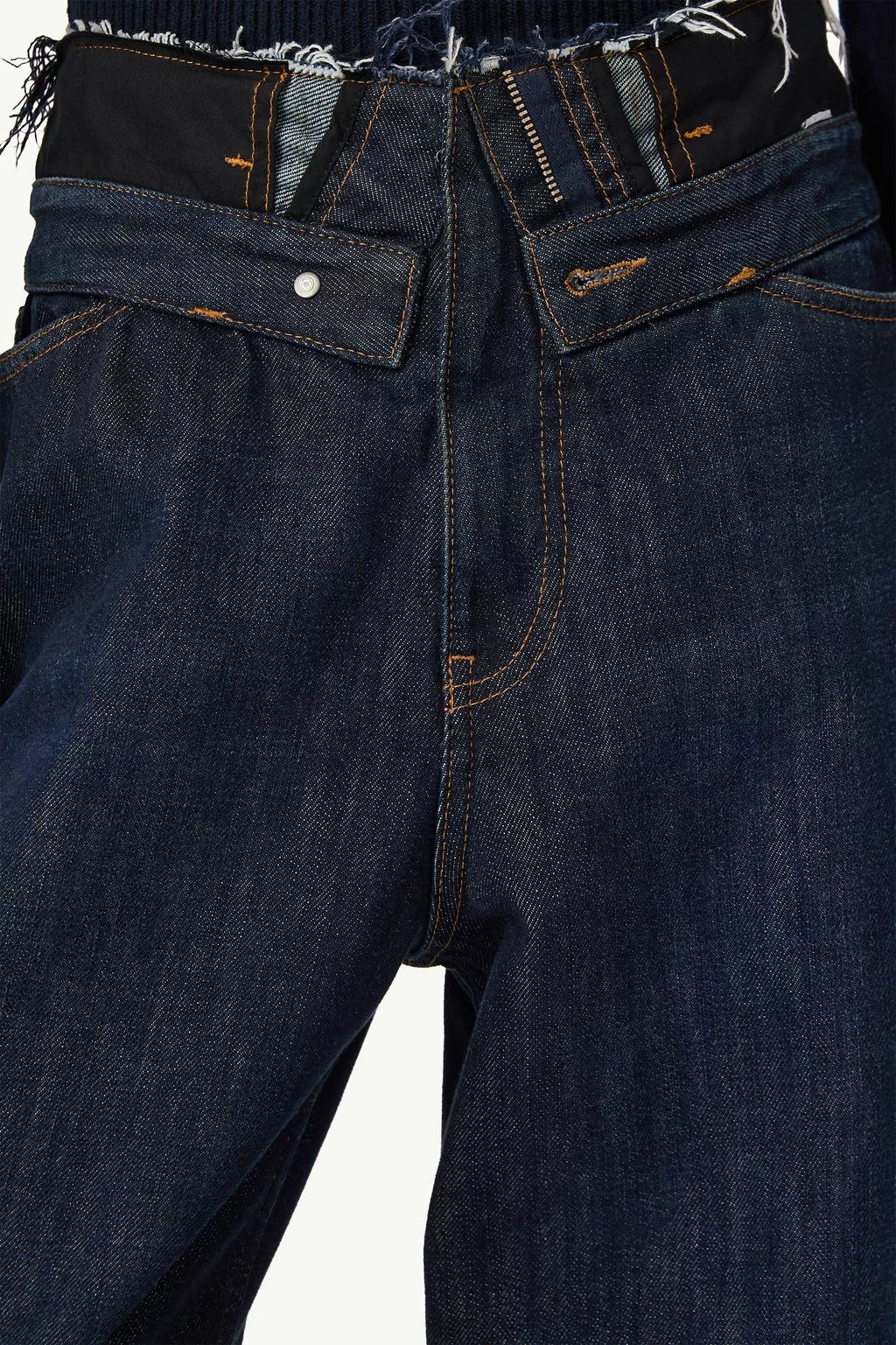 Jeans MM6 taglio vivo a vita alta - YES SHOPJeansMM6 MAISON MARGIELAS62LB0225-W24
