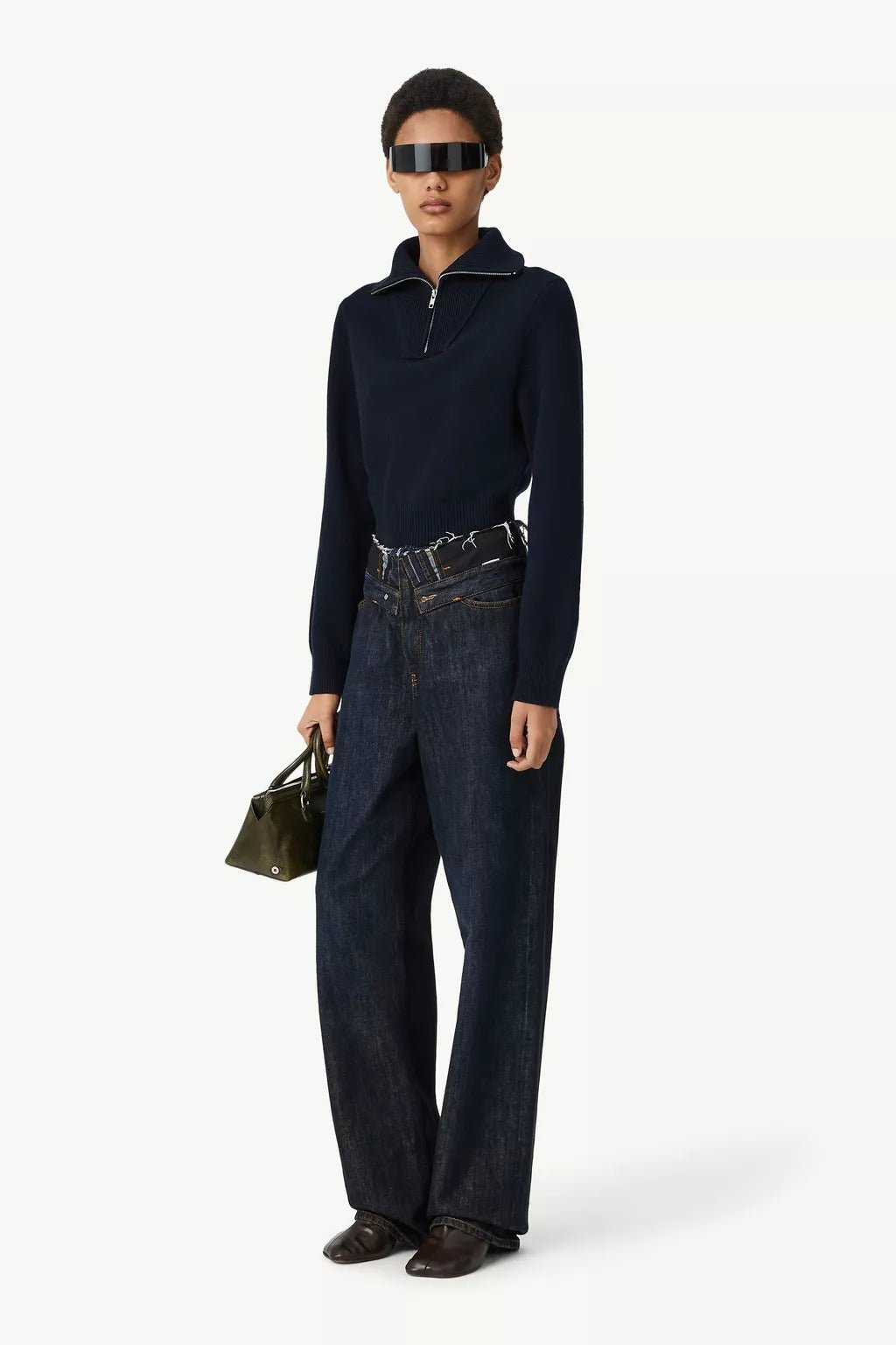Jeans MM6 taglio vivo a vita alta - YES SHOPJeansMM6 MAISON MARGIELAS62LB0225-W24