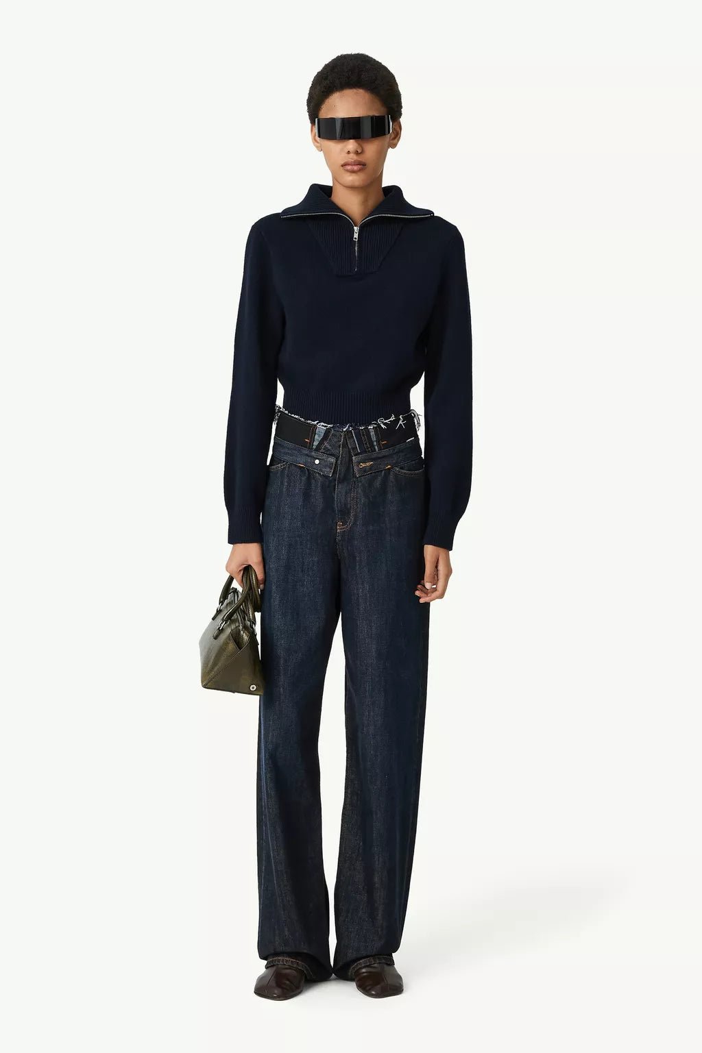 Jeans MM6 taglio vivo a vita alta - YES SHOPJeansMM6 MAISON MARGIELAS62LB0225-W24