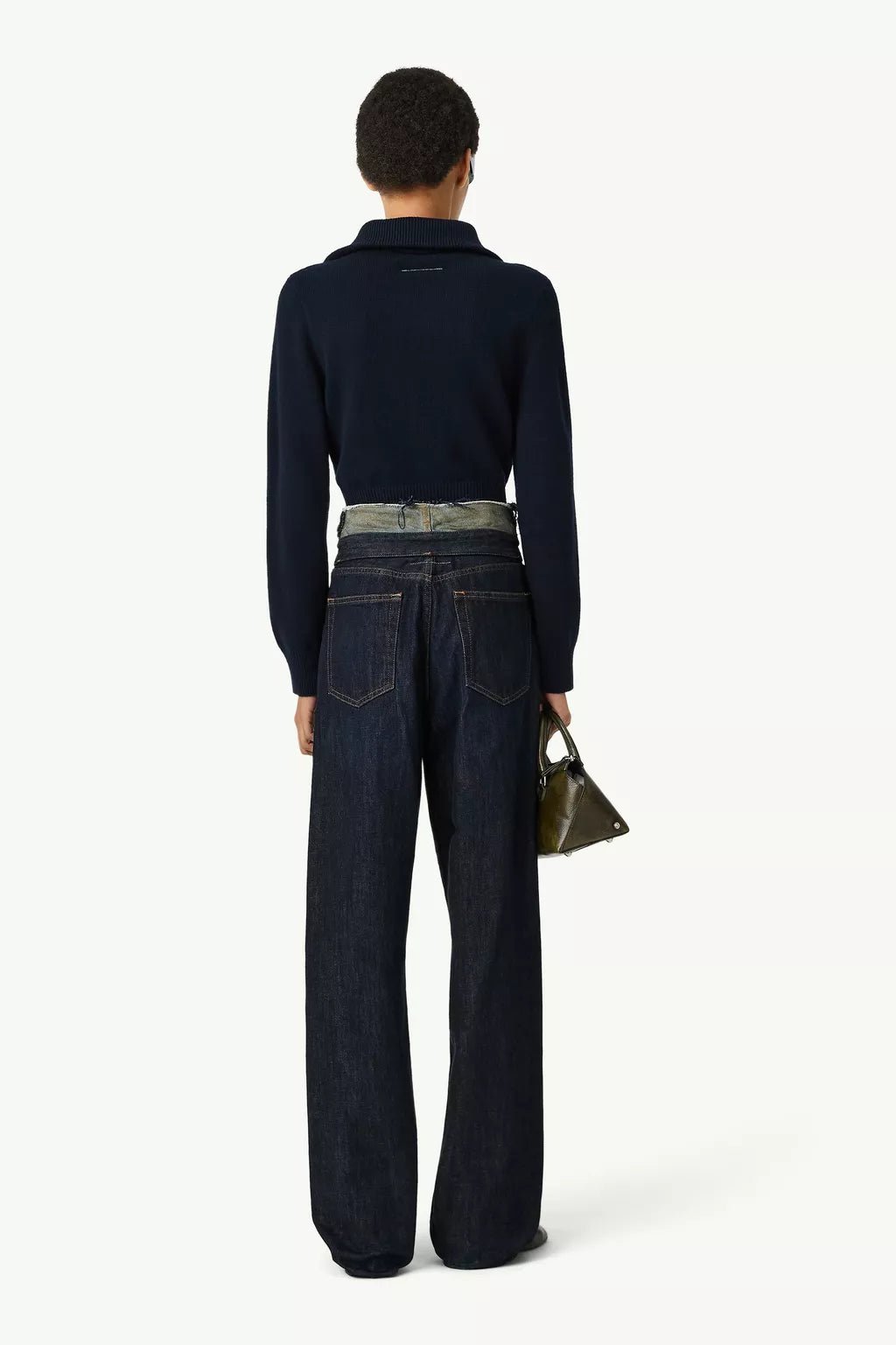 Jeans MM6 taglio vivo a vita alta - YES SHOPJeansMM6 MAISON MARGIELAS62LB0225-W24