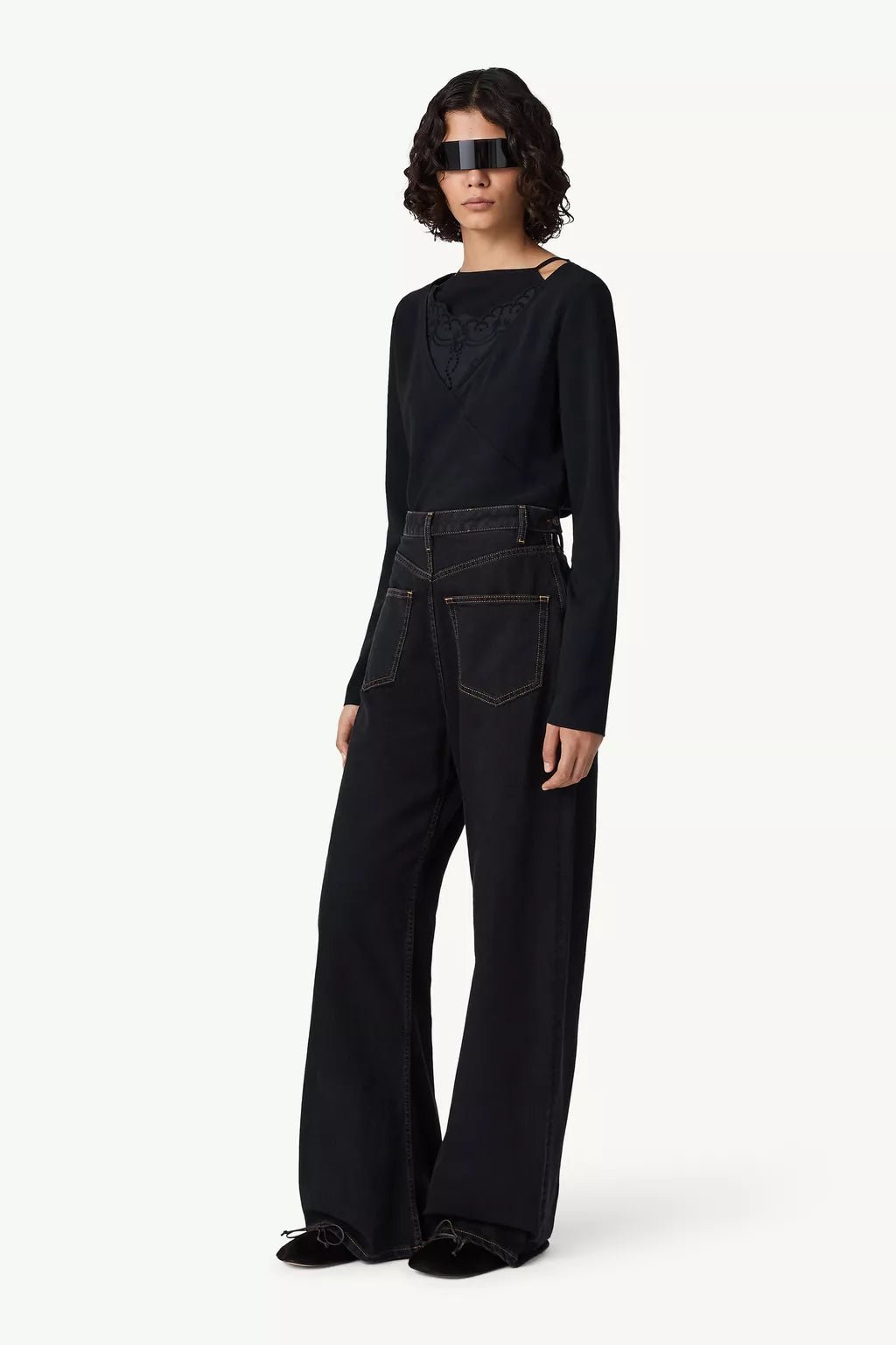 Jeans MM6 rovesciato nero - YES SHOPJeansMM6 MAISON MARGIELAS62LB0226-W24