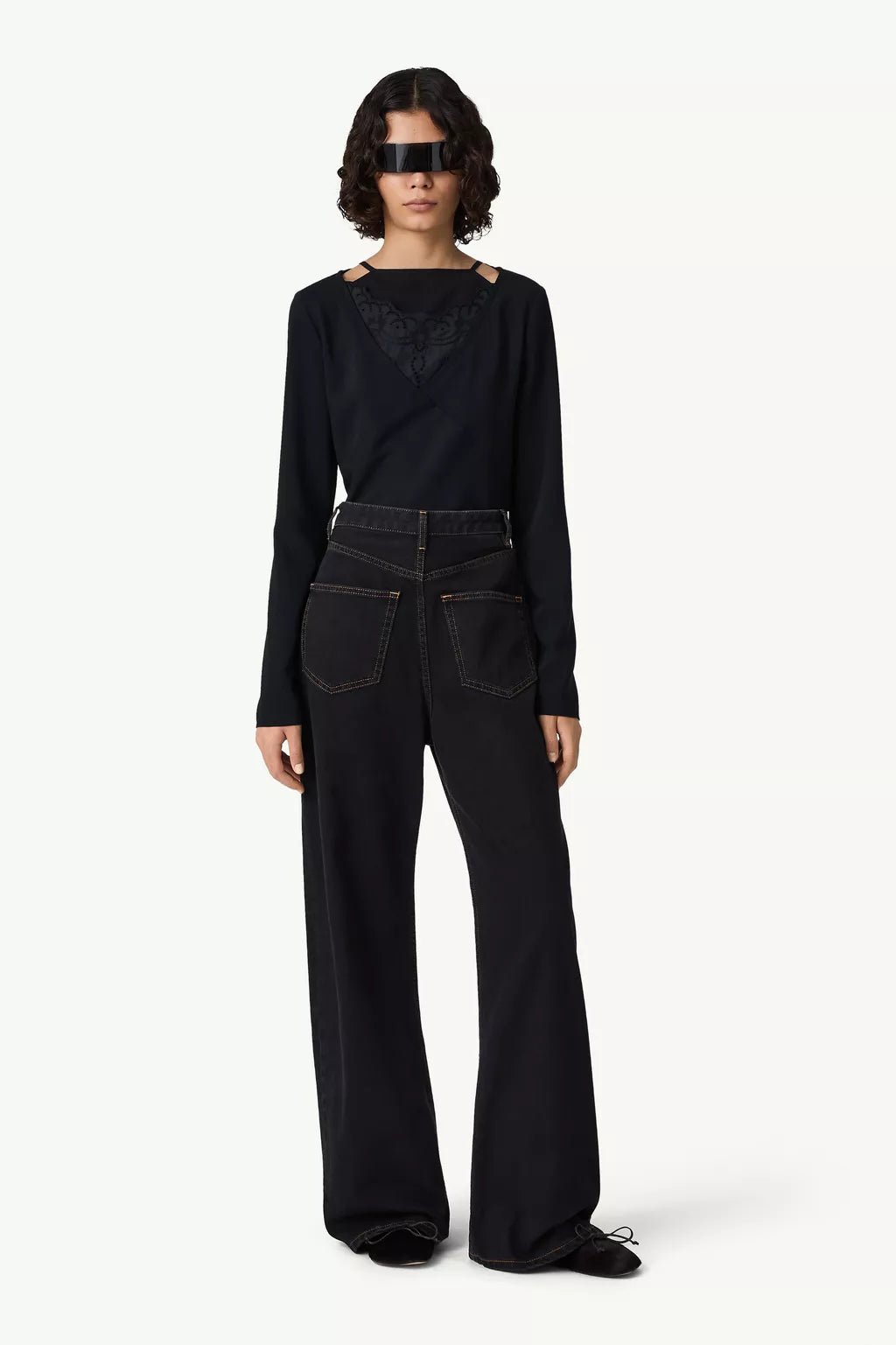 Jeans MM6 rovesciato nero - YES SHOPJeansMM6 MAISON MARGIELAS62LB0226-W24