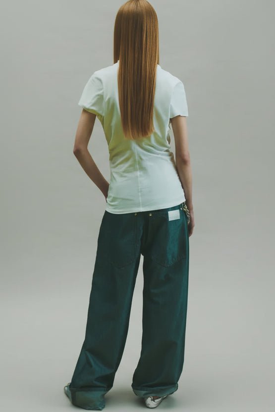 T-shirt bianca slim con collana gioiello removibile - YES SHOPT-shirtCIRCUS HOTELH6ST08-XXS8911108863771