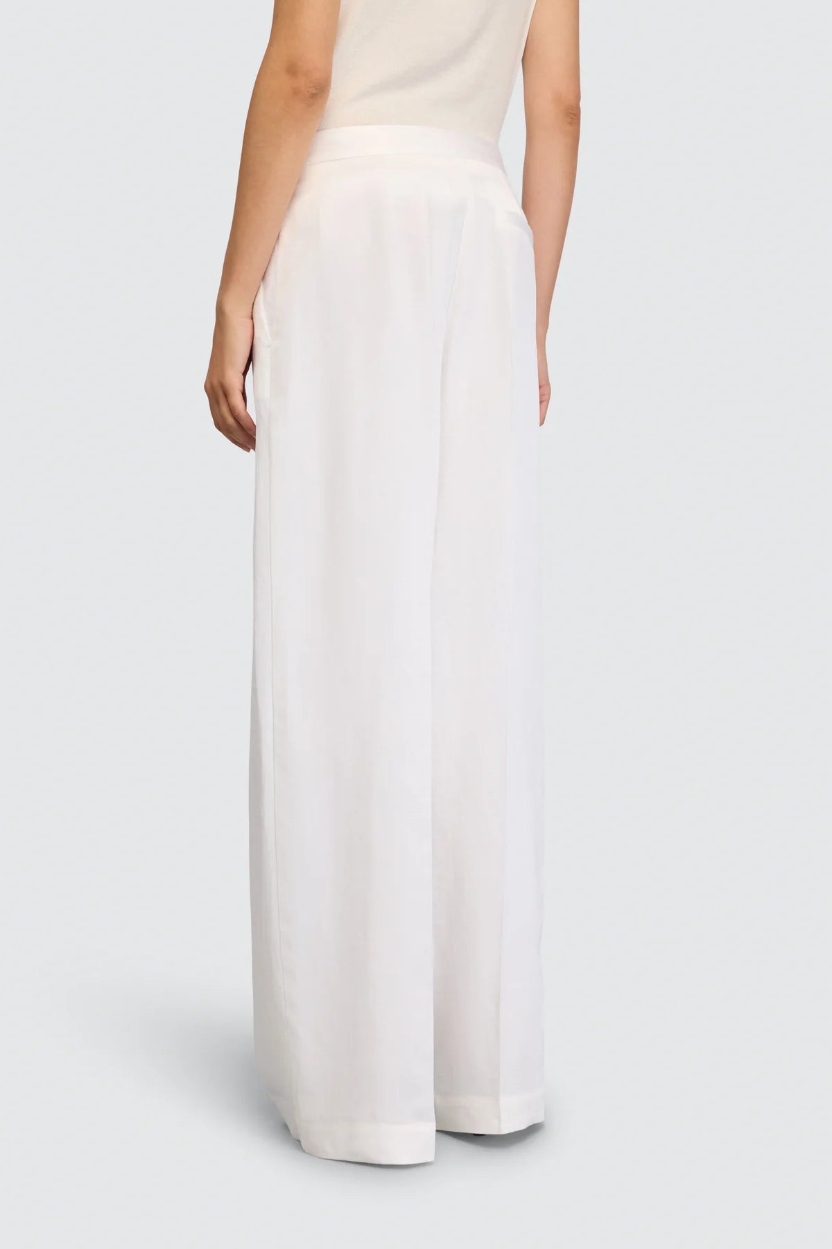 Pantalone in lino bianco - YES SHOPPantaloniSEMICOUTURES6SM22-IT 347809085235771