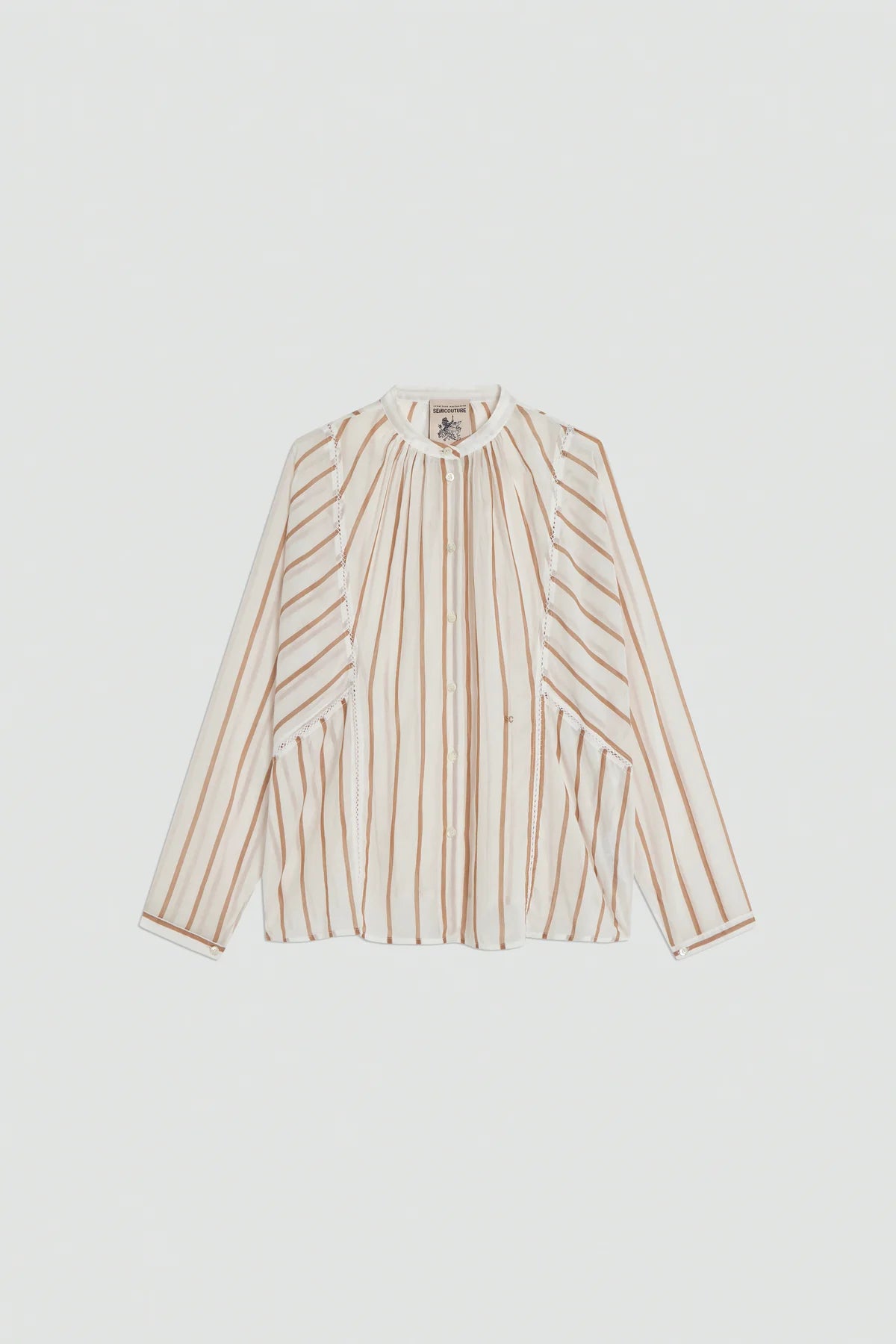 Camicia Lola a righe beige - YES SHOPCamicieSEMICOUTUREY6SK60-IT 347034118162771