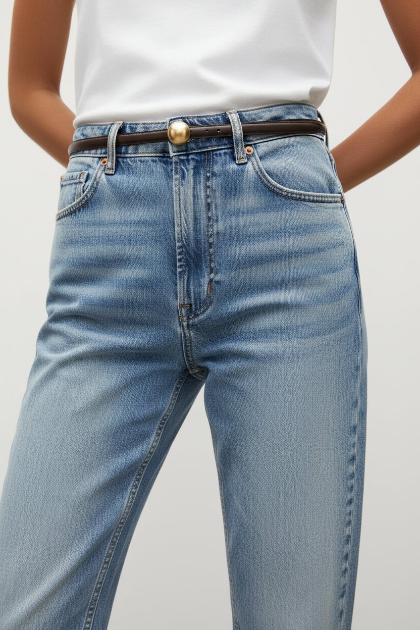 Cintura Yoana in pelle testa di moro con fibbia tonda - YES SHOPCintureSEMICOUTUREY6SX64-Taglia unica7444118162771