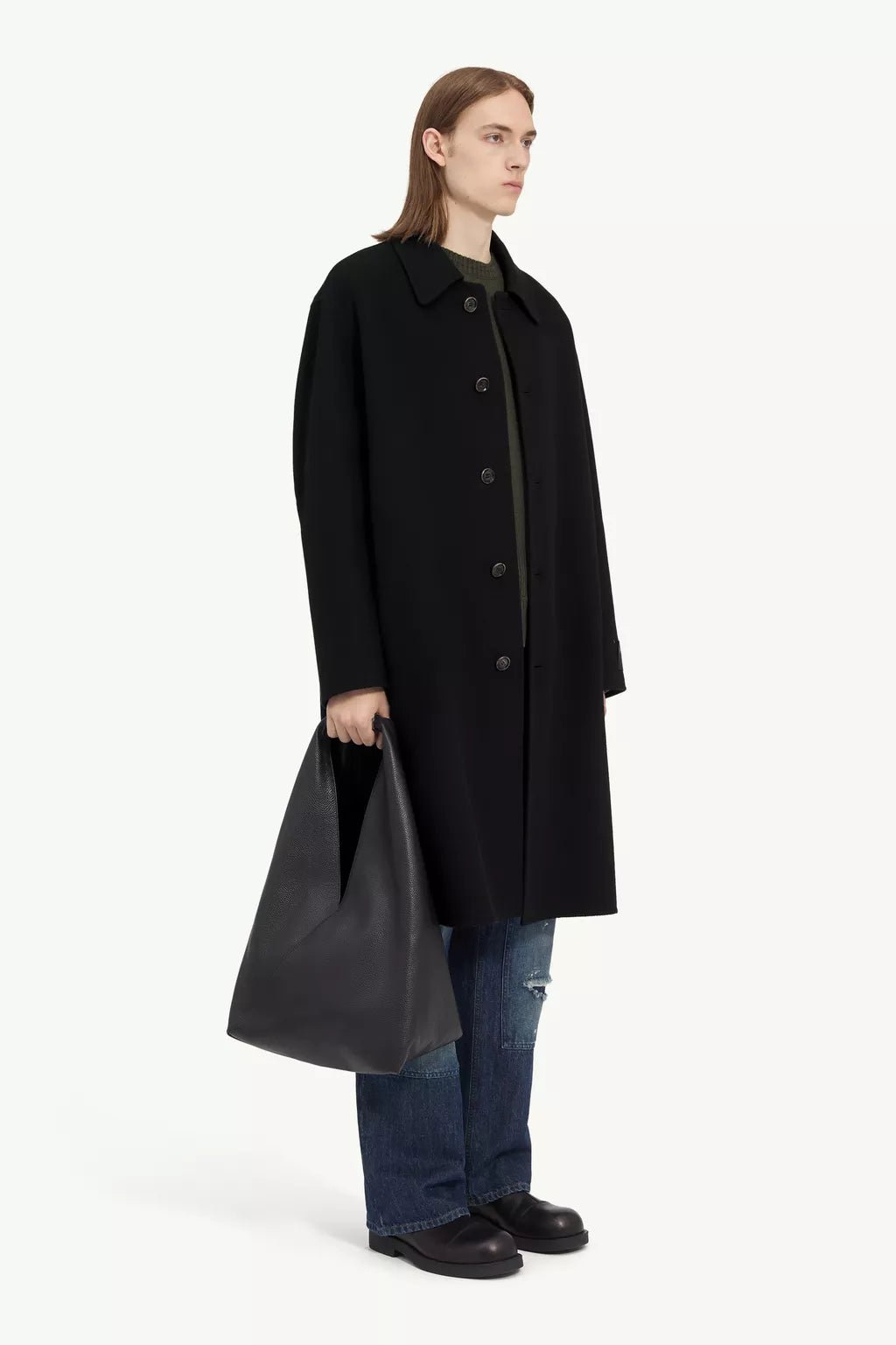 cappotto in lana nero double-face - YES SHOPCappottiMM6 MAISON MARGIELASH0AA0033M35761900-IT 423042075569871