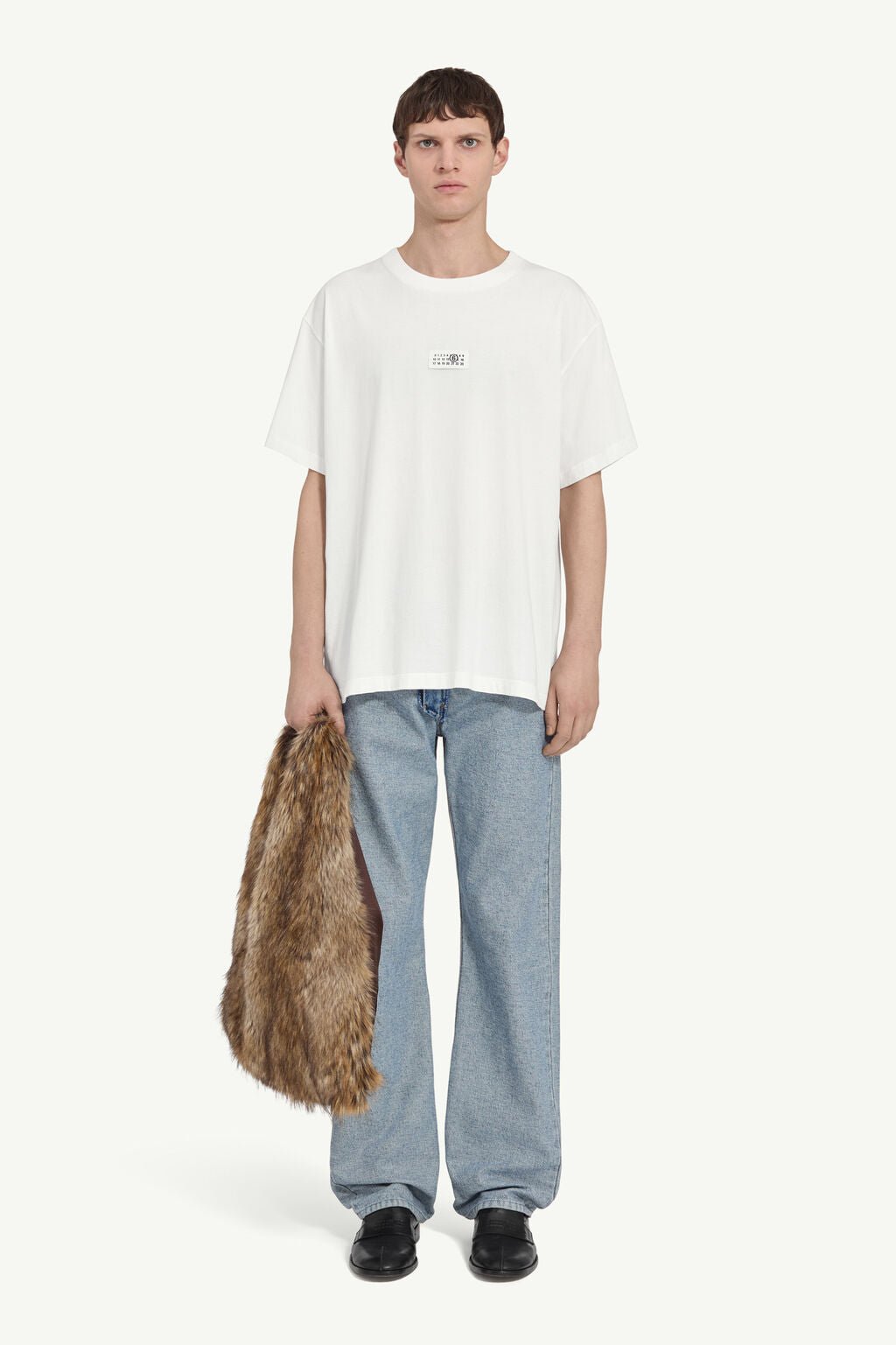 T-shirt logo numeric in cotone bianco - YES SHOPT-shirtMM6 MAISON MARGIELASH0GC0032M20170101-XXS6932305742771