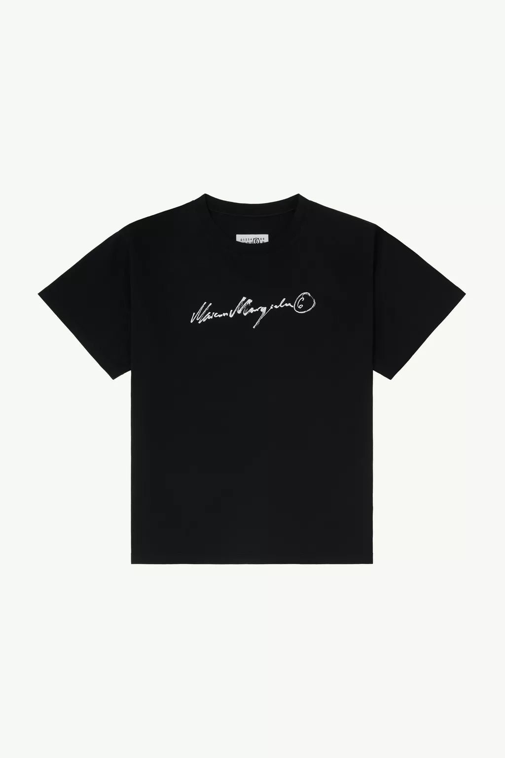 T-shirt nera con stampa scritta a mano - YES SHOPT-shirtMM6 MAISON MARGIELASH0GC0077M20258-XXS1182075569871