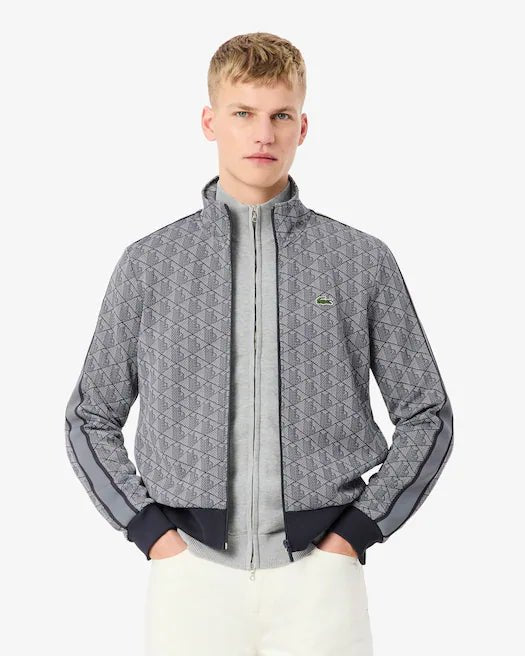 Giacca della tuta in monogram grigio chiaro - YES SHOPFelpeLACOSTESH1368-00-XXS7640567380771