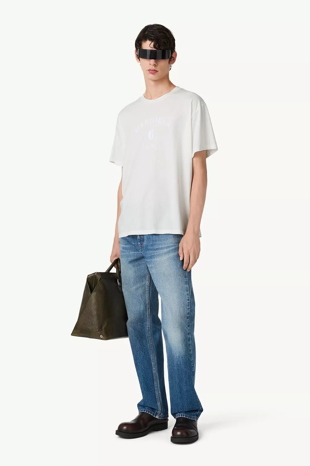 T-shirt bianca con stampa "MARGIELA 6" - YES SHOPT-shirtMM6 MAISON MARGIELASh2GC0048 M20048-XXS6962075569871
