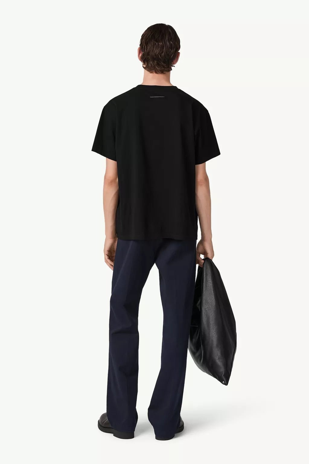 T-shirt nera con stampa "MARGIELA 6" - YES SHOPT-shirtMM6 MAISON MARGIELASh2GC0048 M20048-XXS7762075569871