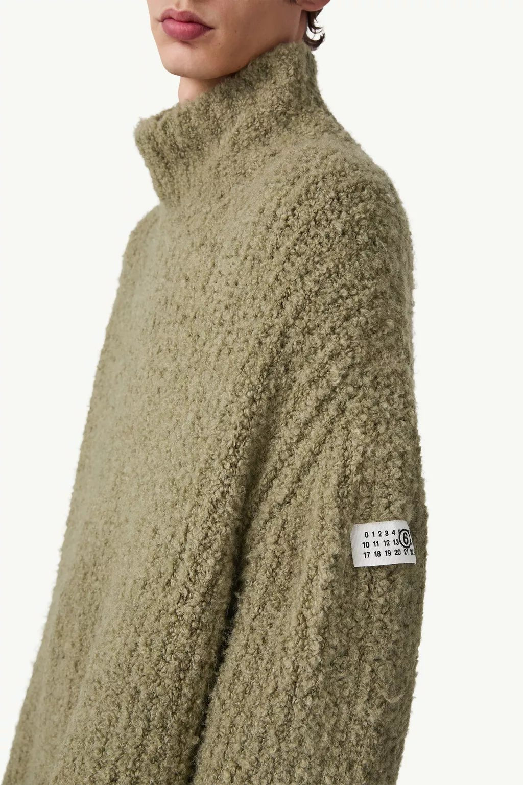 Maglione verde collo alto oversize - YES SHOPMaglioniMM6 MAISON MARGIELASH2HA0018M13342-XXS9482075569871