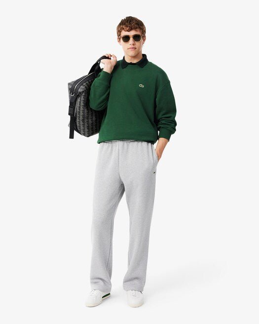 Felpa in cotone girocollo verde - YES SHOPFelpeLACOSTESH8868-00-XXS