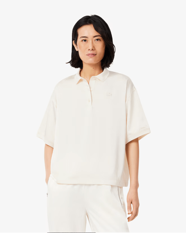 Polo oversize fluida e setosa - YES SHOPPoloLACOSTECF9747 00 XF45-IT 34