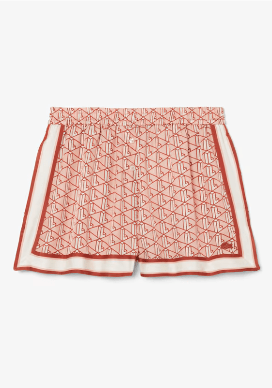 Shorts con stampa fluida monogramma - YES SHOPBermudaLACOSTEFF0464-IT 34