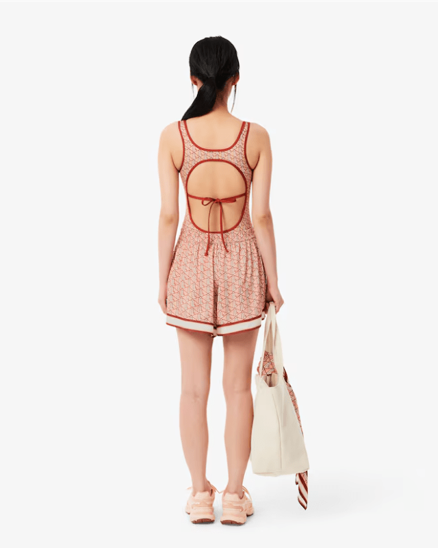 Shorts con stampa fluida monogramma - YES SHOPBermudaLACOSTEFF0464-IT 34
