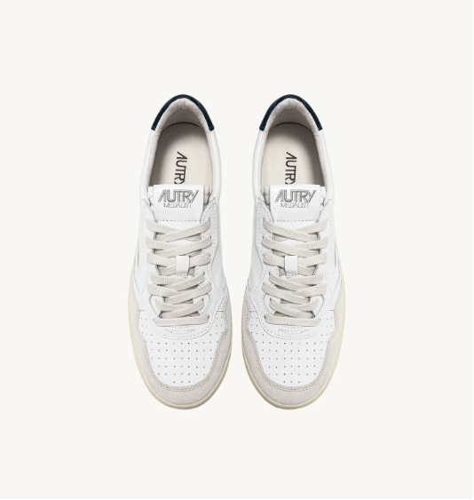 Sneakers medalist in pelle e suede bianco e blu - YES SHOPSneakersAUTRYAULM LS28-IT 389719679158471