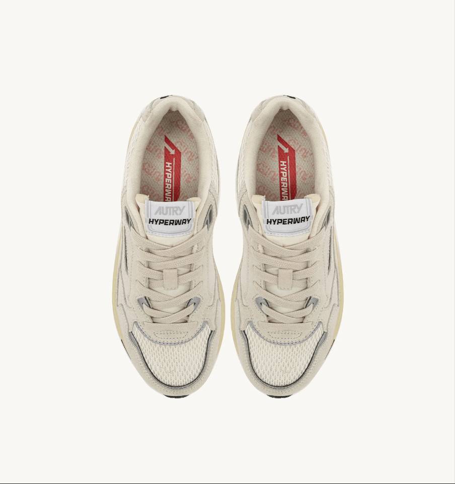 Sneakers hyperway in mesh e suede bianco e argento - YES SHOPSneakersAUTRYHYLM-UM10-IT 383639767386571