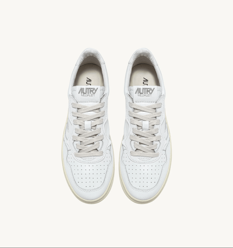 Sneakers medalist low in pelle bianca - YES SHOPSneakersAUTRYAULM LL15LL15-407859767386571