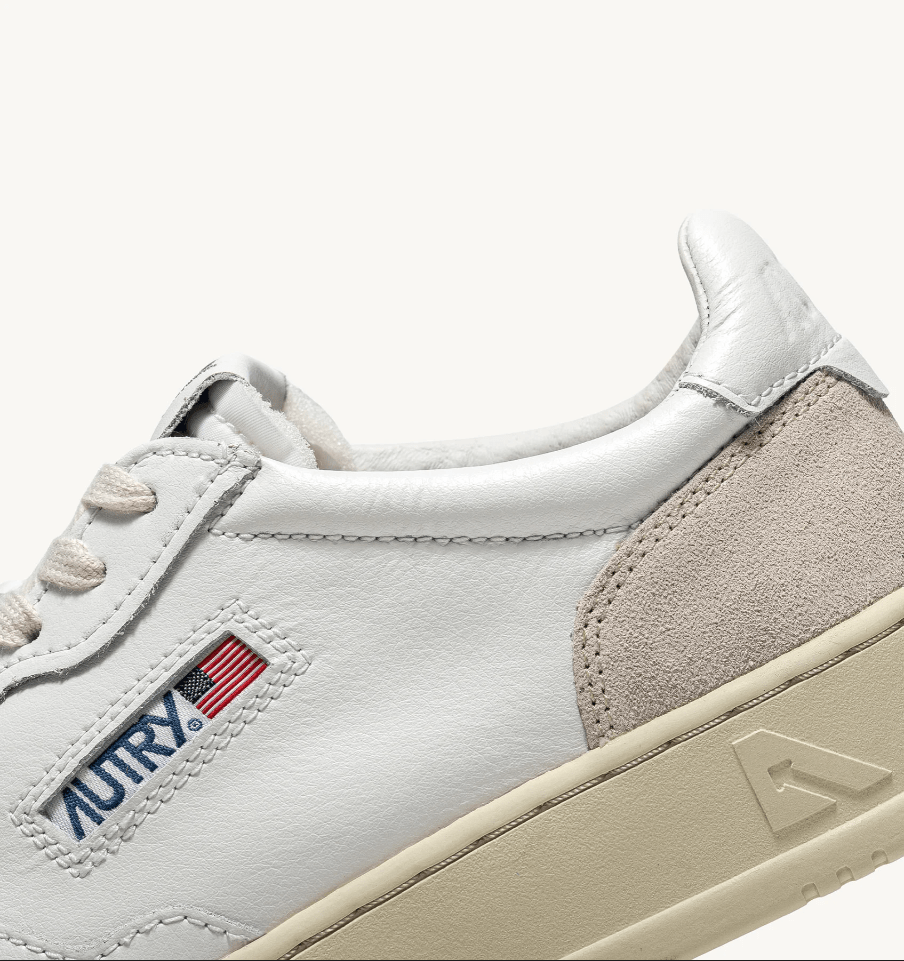 Sneakers medalist low in pelle e suede bianco - YES SHOPSneakersAUTRYAULM LS33LS33-409213213257571