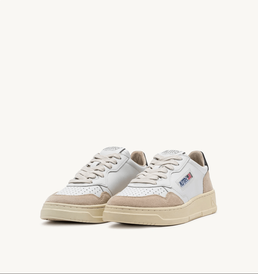 Sneakers medalist low in pelle e suede bianco e nero - YES SHOPSneakersAUTRYAULM LS21LS21-409542967386571