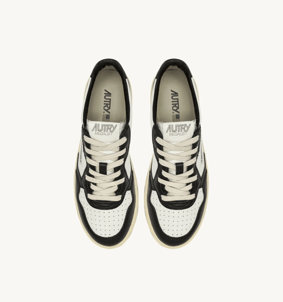 Sneakers medalist low bianco/nero lettering - YES SHOPSneakersAUTRYAULM-BH02-IT 381656984296671