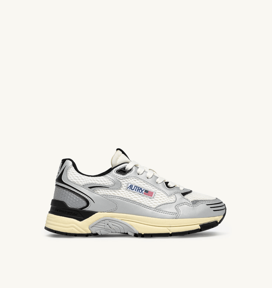 Sneakers Hyperway in pelle argento/nero e mesh bianco - YES SHOPSneakersAUTRYHYLW - MV03-IT 361070756742771
