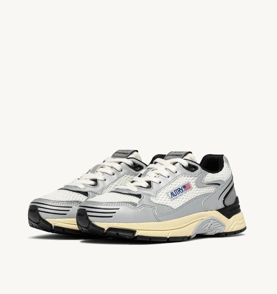 Sneakers Hyperway in pelle argento/nero e mesh bianco - YES SHOPSneakersAUTRYHYLW - MV03-IT 361070756742771