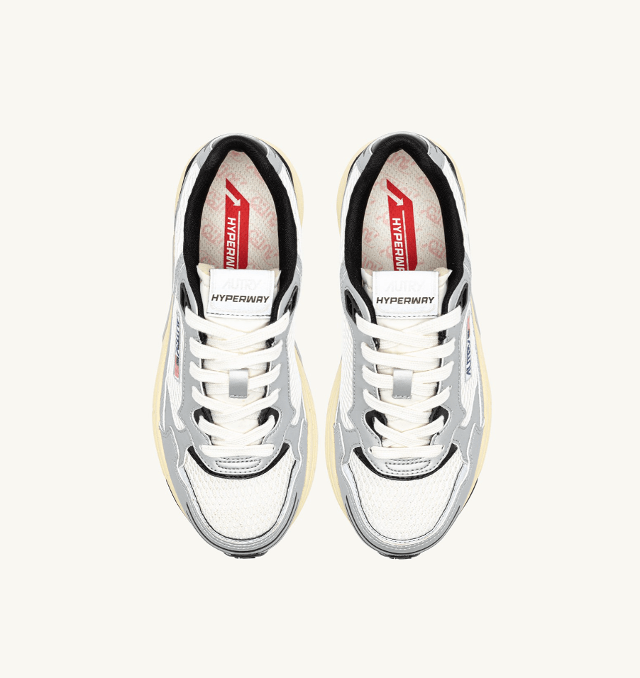 Sneakers Hyperway in pelle argento/nero e mesh bianco - YES SHOPSneakersAUTRYHYLW - MV03-IT 361070756742771