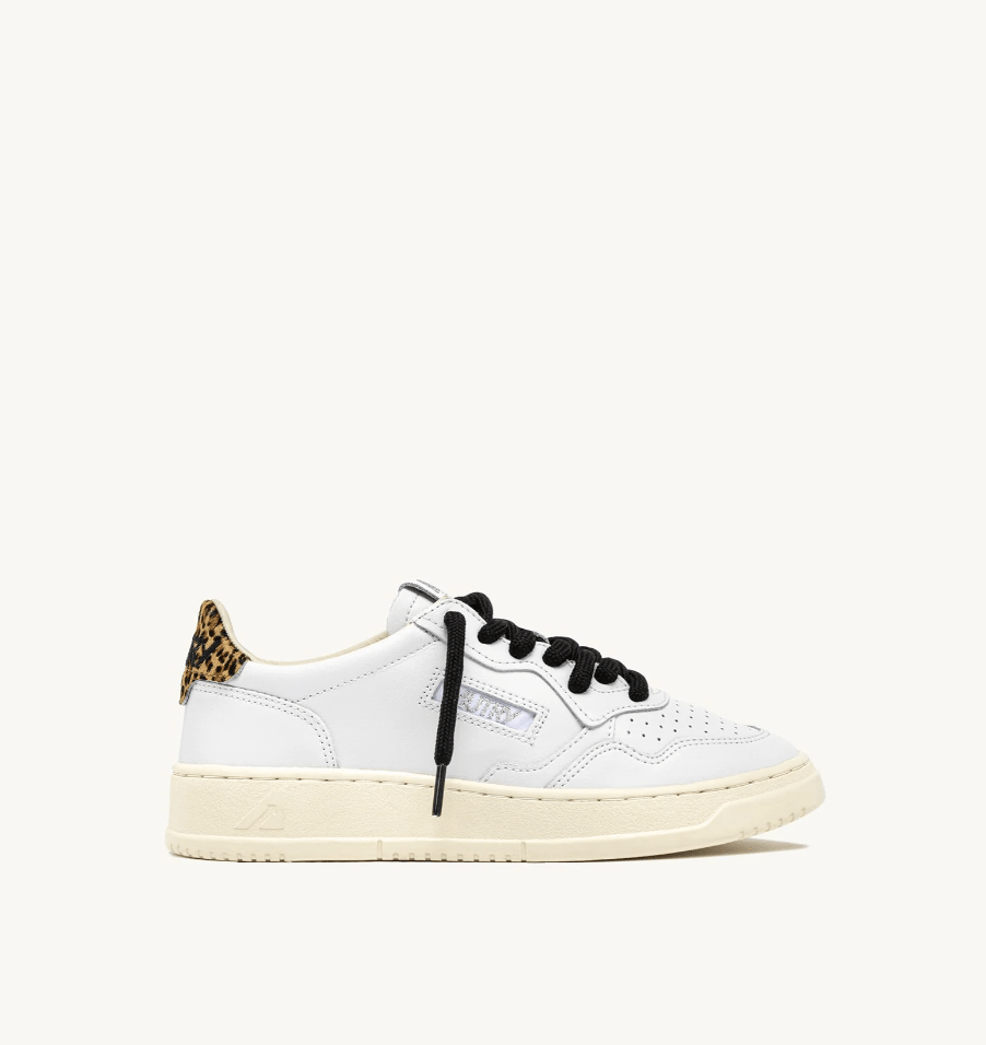 Sneakers medalist in pelle bianco e talloncino leopard - YES SHOPSneakersAUTRYAULW - OC01
-IT 357860756742771