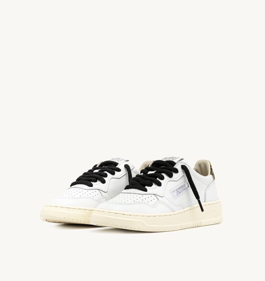 Sneakers medalist in pelle bianco e talloncino leopard - YES SHOPSneakersAUTRYAULW - OC01
-IT 357860756742771