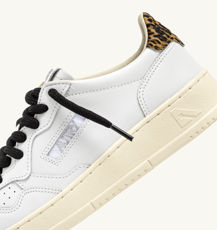 Sneakers medalist in pelle bianco e talloncino leopard - YES SHOPSneakersAUTRYAULW - OC01
-IT 357860756742771