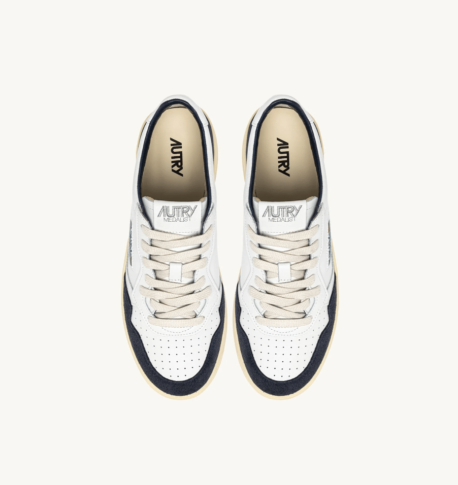 Sneakers medalist low in pelle bianco e suede blu scuro - YES SHOPSneakersAUTRYAULM - FT07
-IT 381660505742771