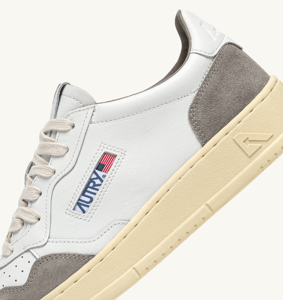 Sneakers medalist low in pelle bianca e suede grigio - YES SHOPSneakersAUTRYAULM - FT01
-IT 383260505742771