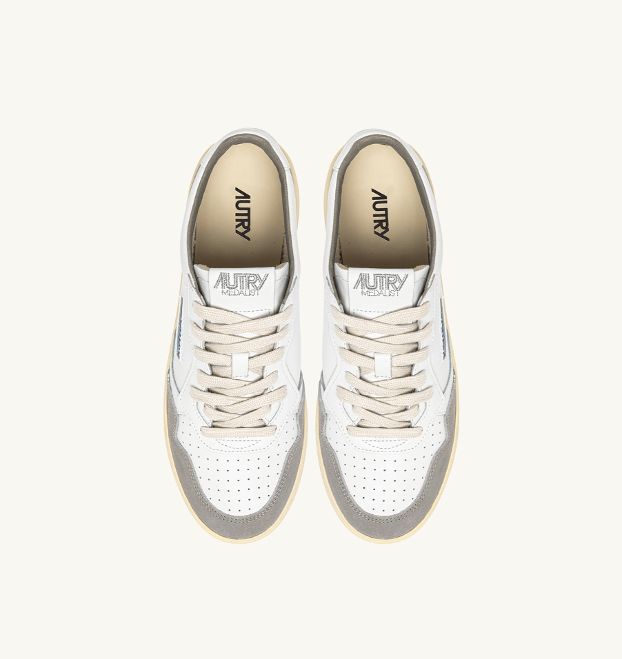 Sneakers medalist low in pelle bianca e suede grigio - YES SHOPSneakersAUTRYAULM - FT01
-IT 383260505742771
