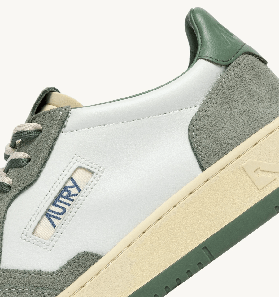 Sneakers medalist low in suede e pelle salvia e bianco - YES SHOPSneakersAUTRYAULM-BW02-IT 389863522433771