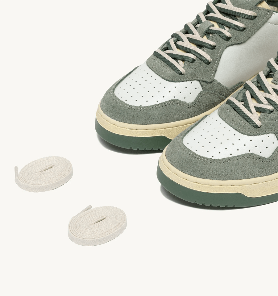 Sneakers medalist low in suede e pelle salvia e bianco - YES SHOPSneakersAUTRYAULM-BW02-IT 389863522433771