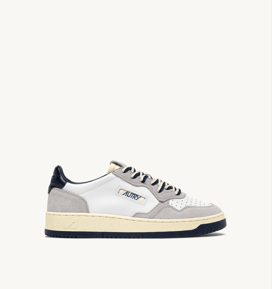 Sneakers medalist low in suede e pelle grigio e blu - YES SHOPSneakersAUTRYAULM-BW04-IT 389073522433771