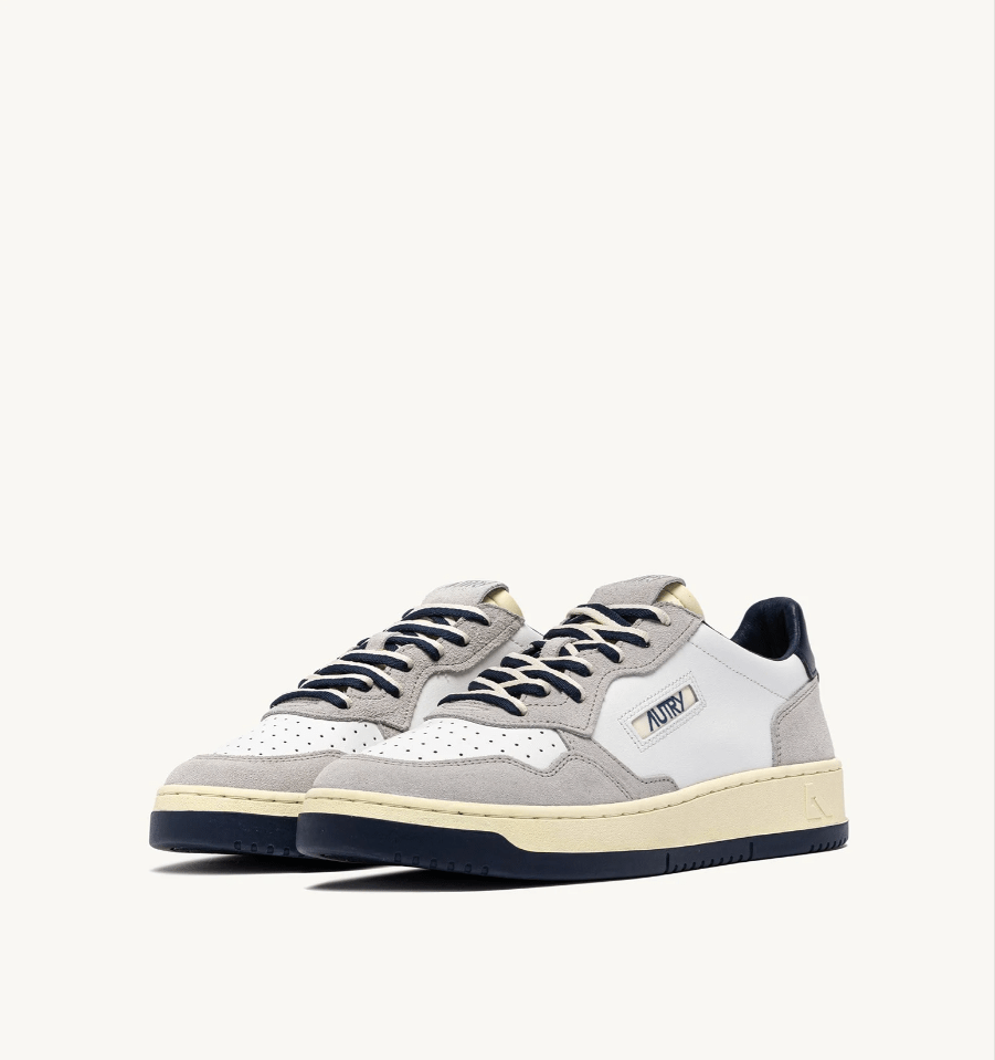 Sneakers medalist low in suede e pelle grigio e blu - YES SHOPSneakersAUTRYAULM-BW04-IT 389073522433771