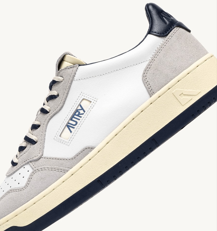 Sneakers medalist low in suede e pelle grigio e blu - YES SHOPSneakersAUTRYAULM-BW04-IT 389073522433771