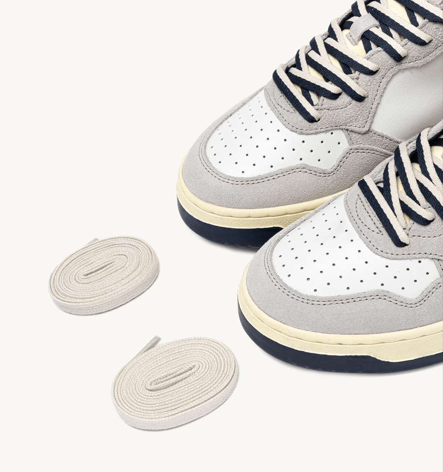 Sneakers medalist low in suede e pelle grigio e blu - YES SHOPSneakersAUTRYAULM-BW04-IT 389073522433771