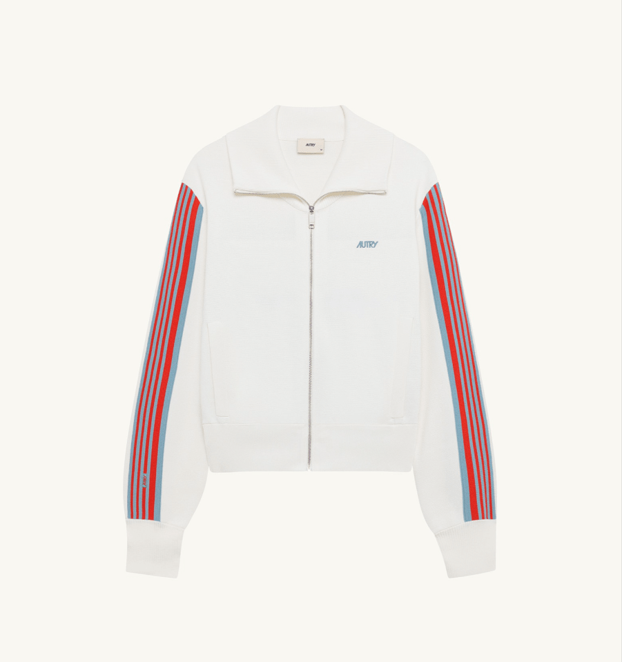 Giacca bianca in maglia con zip - YES SHOPFelpeAUTRYJAPW-028W-XXS1083522433771