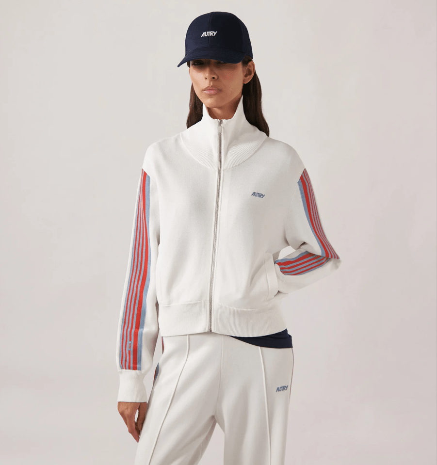 Giacca bianca in maglia con zip - YES SHOPFelpeAUTRYJAPW-028W-XXS1083522433771