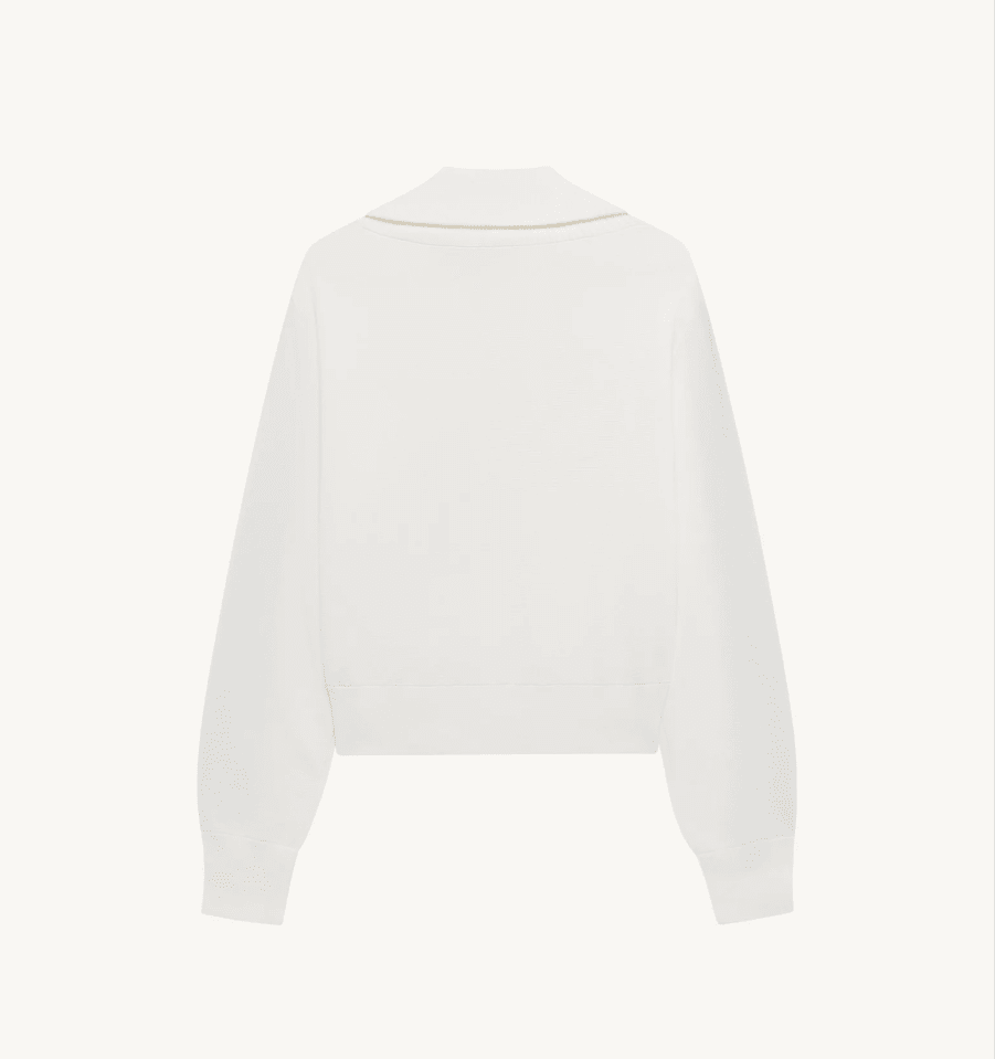 Giacca bianca in maglia con zip - YES SHOPFelpeAUTRYJAPW-028W-XXS1083522433771