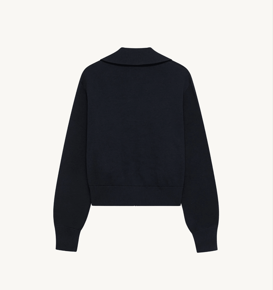 Giacca blu in maglia con zip - YES SHOPFelpeAUTRYJAPW-028B-XXS9183522433771